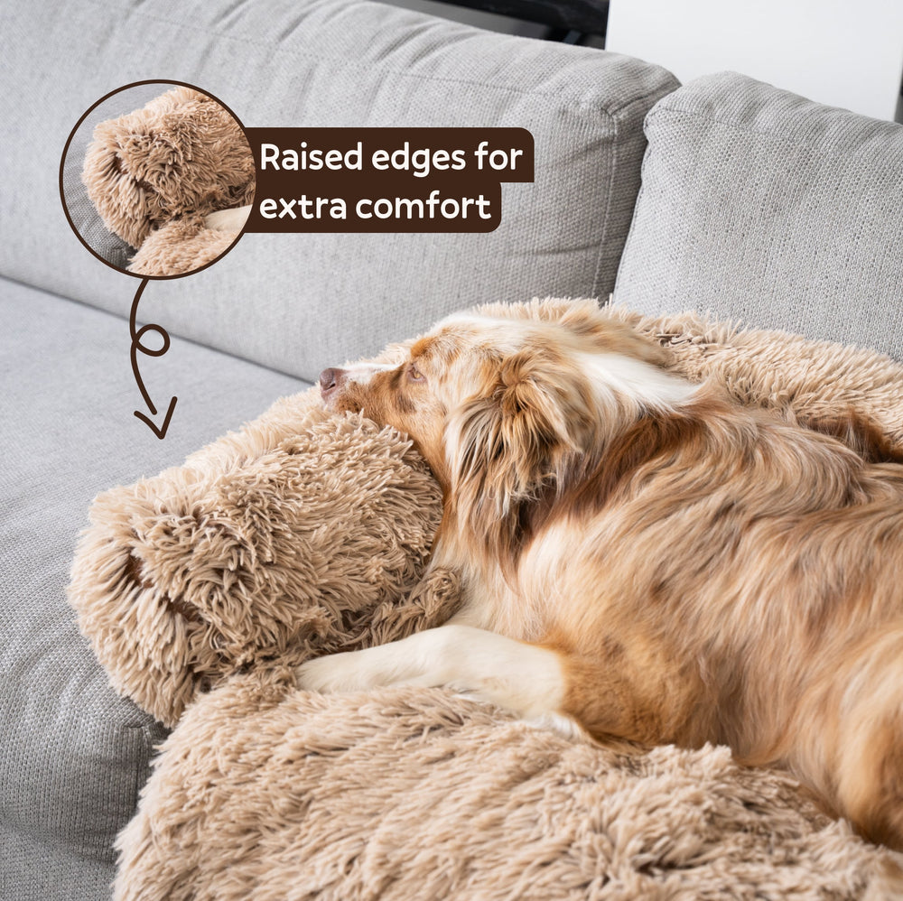 Captain Pup’s fluffy dog bed (2-in-1)